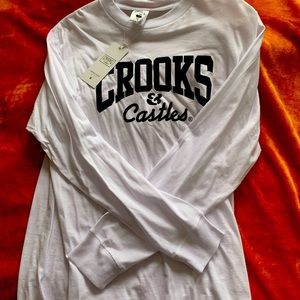 🦀crooks and castles long sleeve crewneck🧡brand new🍊never worn☄️